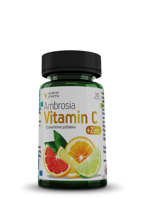 Ambrosia VITAMIN C + Zinc х 30 tab  хранителна добавка